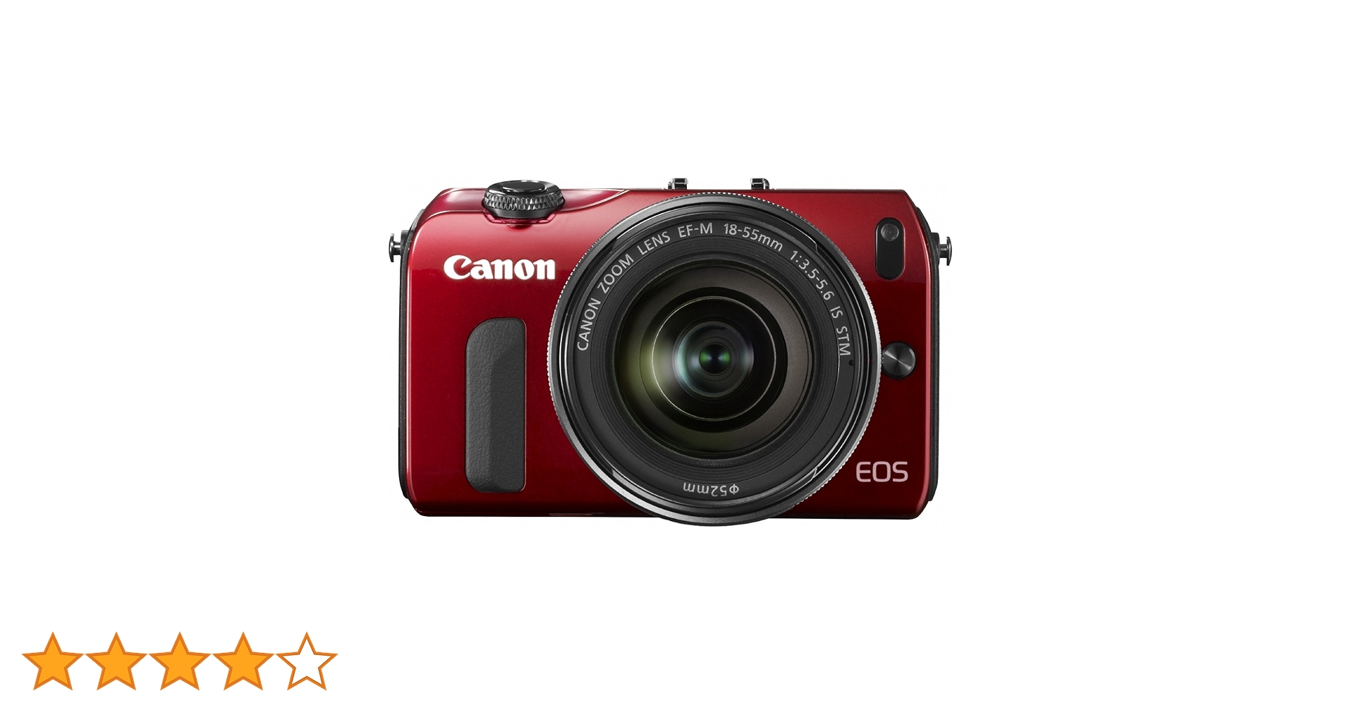 【Tsukiページ】Canon EOS M ミラーレスカメラ レッド EOS M キヤノン Canon ミラーレス一眼 レンズキット レッド 中古